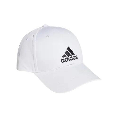 Adidas Хлопок Кепки Твердый На Передней части Мягкий На Спине Унисекс Белый