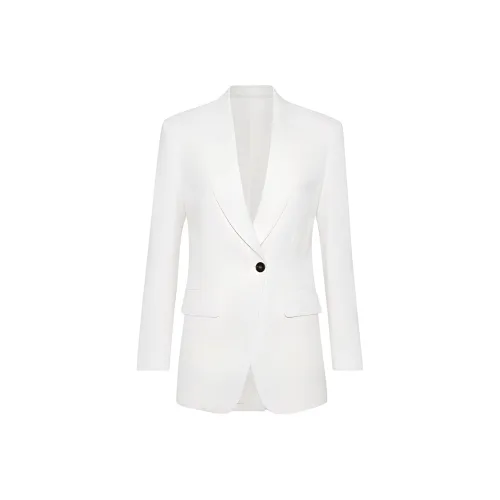 Brunello Cucinelli Белый Женские Офисные Костюмы