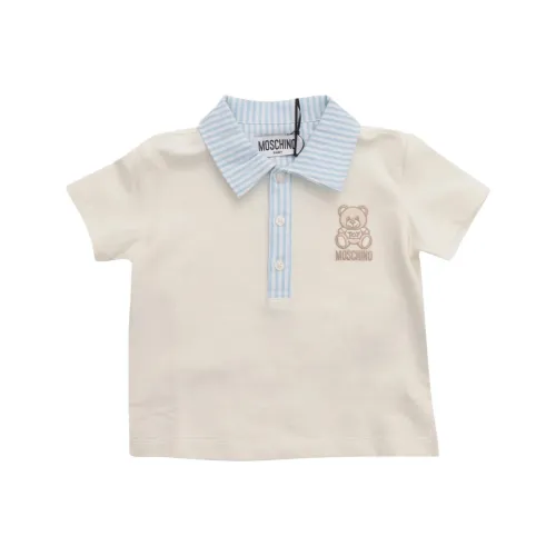MOSCHINO Поло Белый Infant и Toddler
