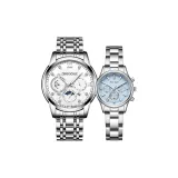 Zs107 Белый + Zs606 Синий + Браслет + Ремень + Пара Коробка для часов