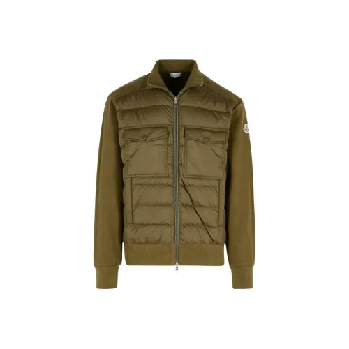 Moncler Куртки и Пальто Мужской Зеленый Коричневый