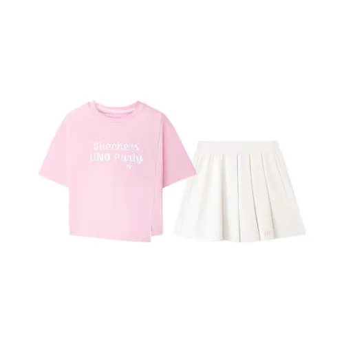 Детский комплект Skechers Kids Uno SS25 с юбкой цвет Белоснежка 00QF