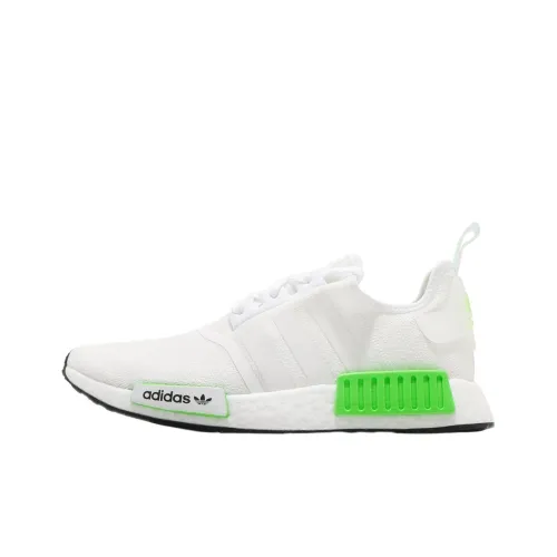 Adidas Originals NMD R1 Slip-resistant Abrasion-resistant Low Top Casual Shoes Unisex White Green Adidas Originals NMD R1 Противоскользящий Устойчивый к истиранию Низкий Топ Повседневная Обувь Унисекс Белый Зеленый
