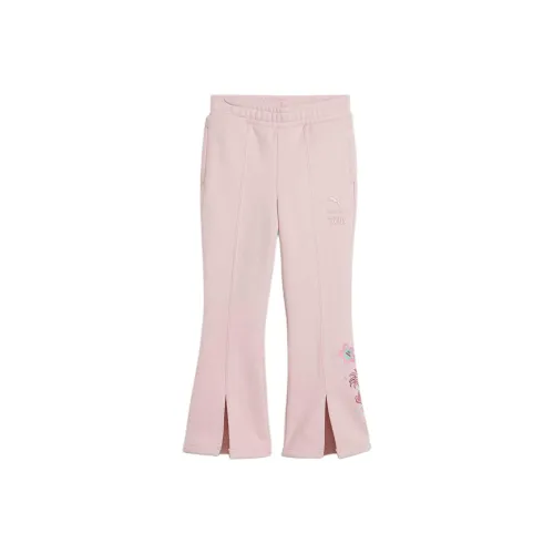 PUMA x TROLLS Повседневные штаны Дошкольные Светло-фиолетовые