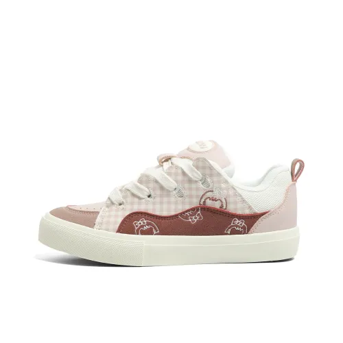 HUANQIU Износостойкий и Легкий Низкий Топ Скейтборд Кроссовки Женские Розовые Keloor