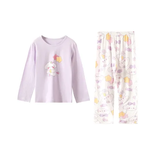 Red Bean Домашняя одежда Таро фиолетовый для детей 3-7 лет