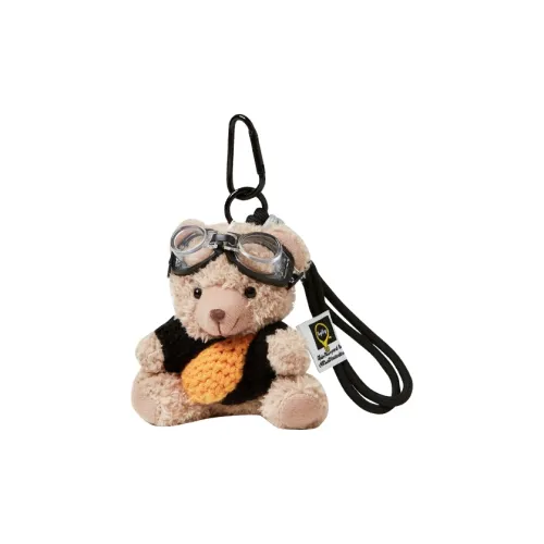 Narandu Плюшевый Брелок Сумка Аксессуар Женские Черный Свитер Бурый медведь Red Heart Белый медведь