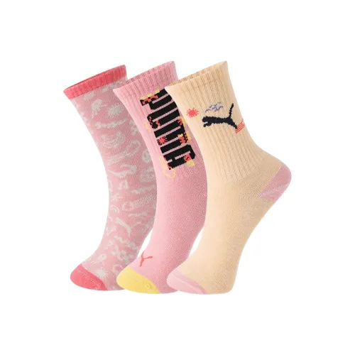 PUMA Розовый/Желтый/Светло-розовый Носки для школьников