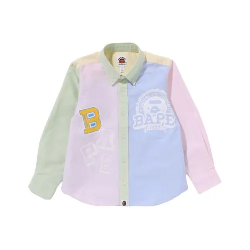 A BATHING APE Многоцветный Детский Топ Весна Дети Возраст 3-7 лет Многоцветный