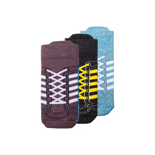 Adidas 3 шт Черные / Красные / Синие Kids Носки