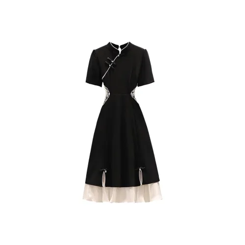 ABBY GODDESS Короткое платье с короткими рукавами женское