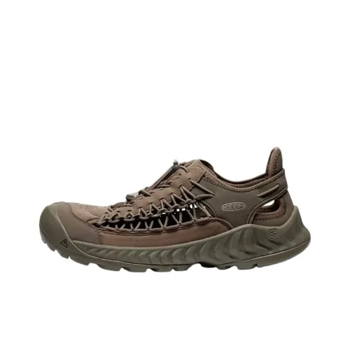 KEEN UNEEK NXIS Slip-resistant Abrasion-resistant Hiking Shoes Men's Brown