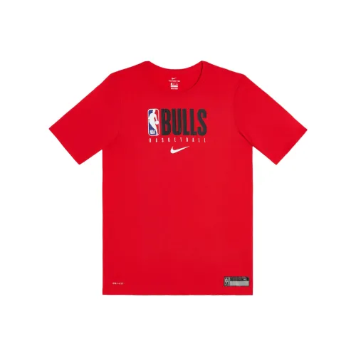NIKE Настоящий красный Унисекс Футболки