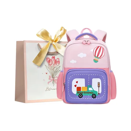 Champion Cub Нейлон Студенческая Сумка Стандартная Детская Розовая Бежевая Аква-Синий