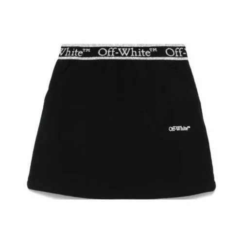 Off Белый черный Kids Юбки