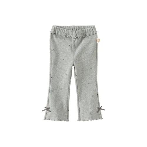 DAVE BELLA Повседневные брюки для детей серый основа с принтом темно-синий основа с принтом