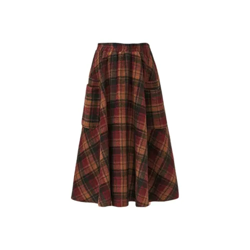 I.KARNOW 4560 Красная клетка Kids Юбки