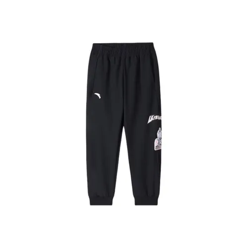 Детский возраст 3-7 лет Antakids x Ultraman совместное издание Вязаные тренировочные штаны Dreamy черный