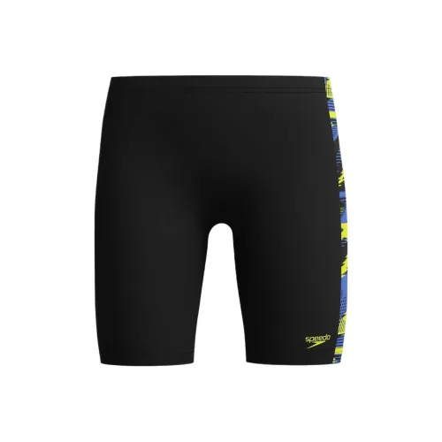 Speedo Детский купальник HyperBoom панель Jammer черный желтый для детей 3-7 лет