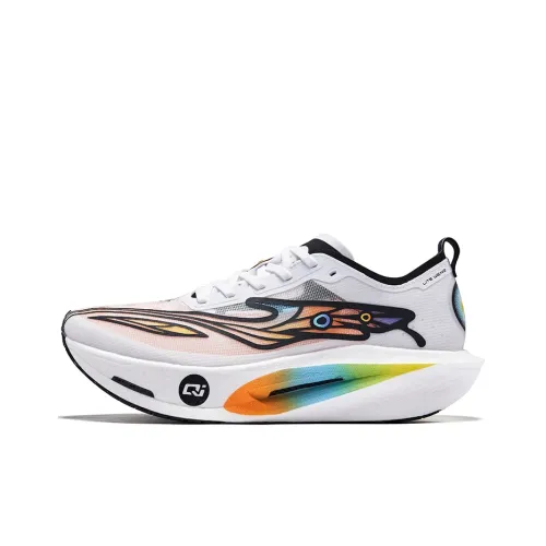 Erke Realm of The Orchid 3,0 Беговые кроссовки Низкий Топ Белый Erke Черный Мужской