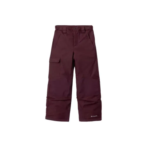 Columbia Bugaboot 3 Брюки Коричнево-красный Подростки