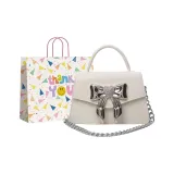 Белый тубас + сумка для покупок