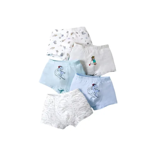 Montagut Нижнее белье 5 пар Скейтборд Динозавр Подростки