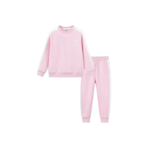 PUMA Повседневная спортивная одежда T7Sportstyle Collection 2 предмета комплект Dream розовый для детей 3-7 лет