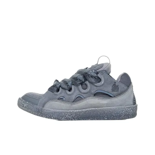 Lanvin Curb Low Топ Скейтборд Кроссовки Мужские Серые