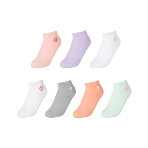 Antakids Носки 7 упаковок Розовый Фиолетовый Белый Розовый Белый Розовый Серый Оранжевый Розовый Синий Подростки