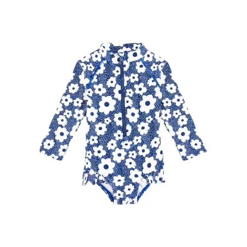 Momasong Детский купальник синий унисекс