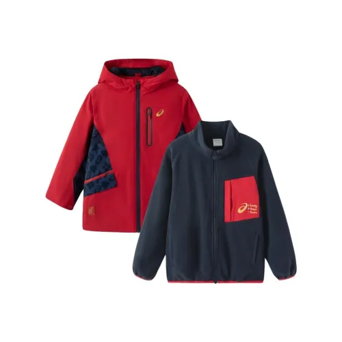 Asics x YISHUJIA LIANMINGKUAN Ветровка Urban Light Trend Китайский Красный Подростки