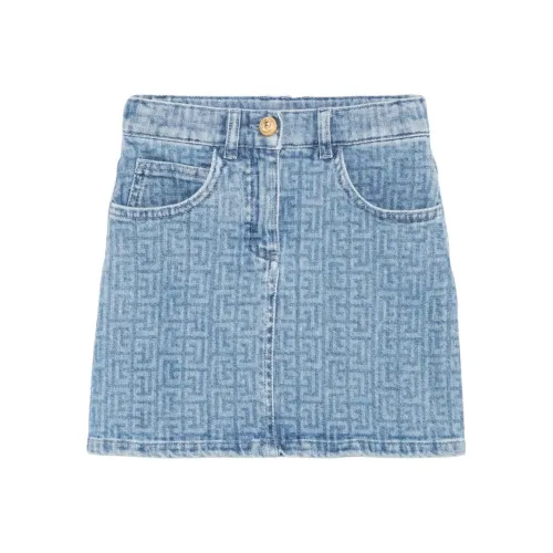 BALMAIN Синие Kids Юбки