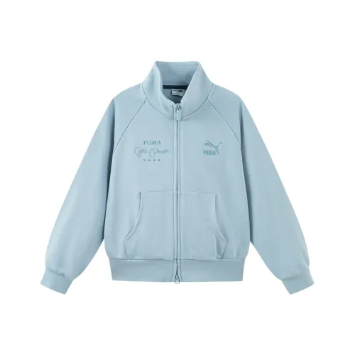 PUMA Куртка Sportstyle Series Джинсовый светло-голубой для детей 3-7 лет