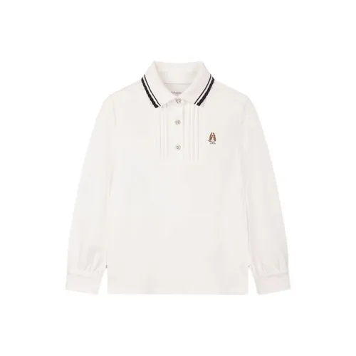 Hush Puppies Поло SS25 Натуральный Белый Детский