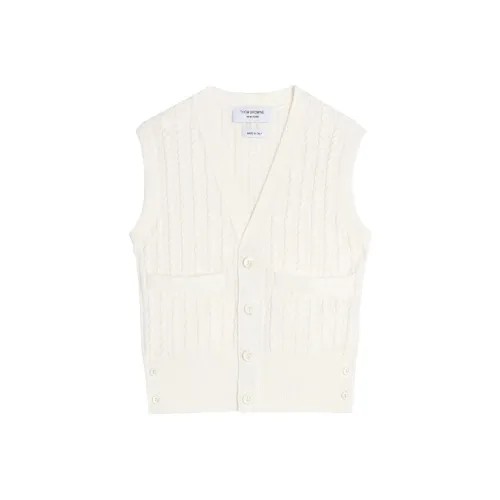 THOM BROWNE Белый Kids Жилет/Слинг