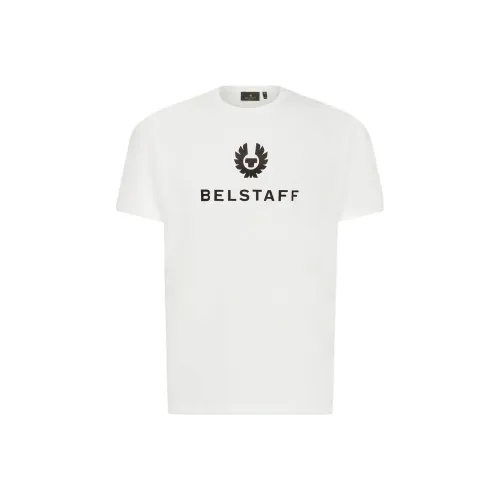 Belstaff Белый Мужской T-Рубашки