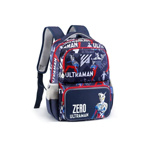 S.X ZEBRA Ультрамен Коллаборация Водоотталкивающая ткань Рюкзак Обычный Детский Королевский синий