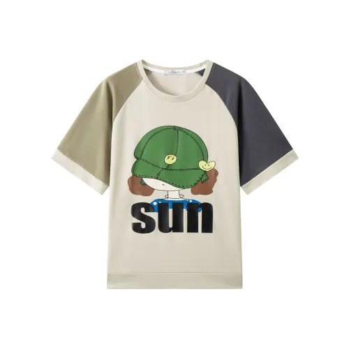 BALENO Серый хаки Женские футболки