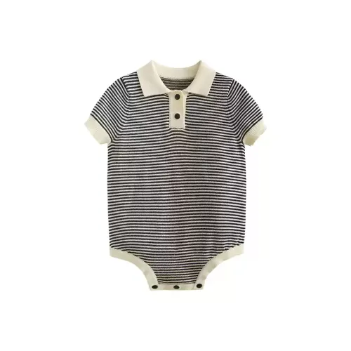 EN HENN Комбинезон Черно-белые полосы для младенцев и малышей