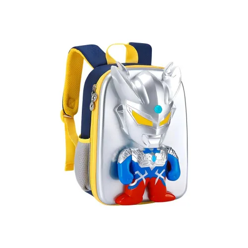 S.X ZEBRA Ультрамен Коллаборация Полиэстер Детский Рюкзак Стандартный Детский Темно-синий