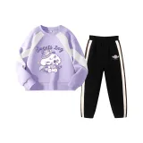 Светло-фиолетовая/фиолетовая шляпа, собака черного цвета, шестиконечная звезда, буква K