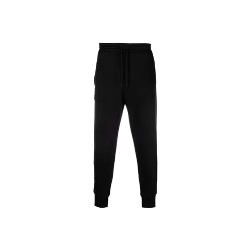 EMPORIO ARMANI Черные мужские вязаные тренировочные штаны