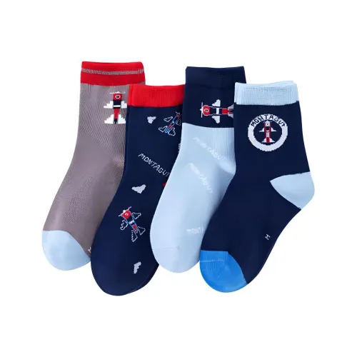 Montagut Носки 4 пачки Мультяшный Самолет Детские