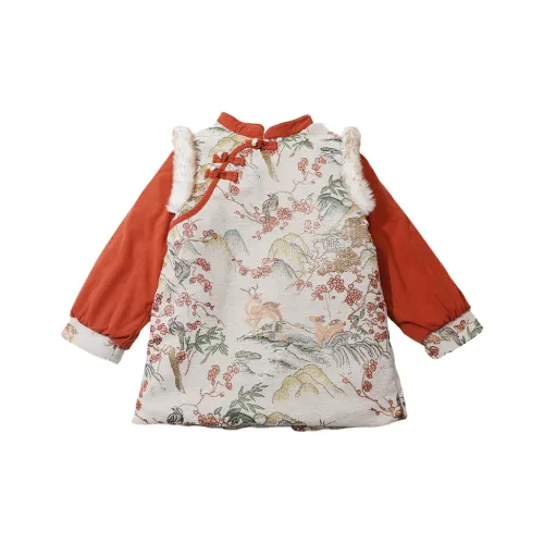 Jiao Ni Чонсам Апельсин Дети 3-7 лет