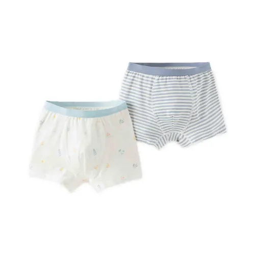 DAVE BELLA Трусы 2 упаковки синий и белый комплект для детей 3-7 лет