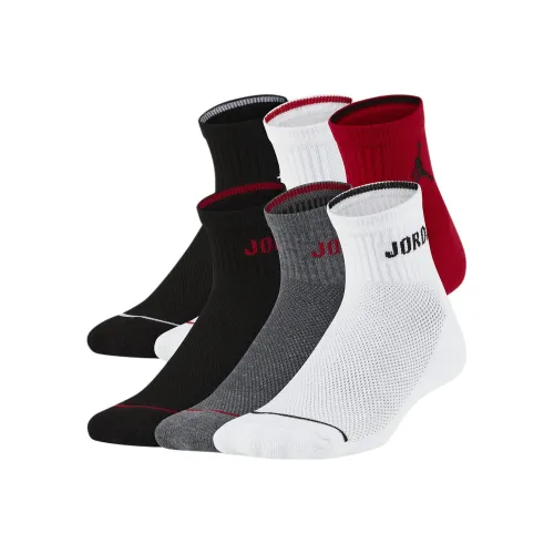 Джордан Носки 1 Пачка Фитнес Красный Черный Детский