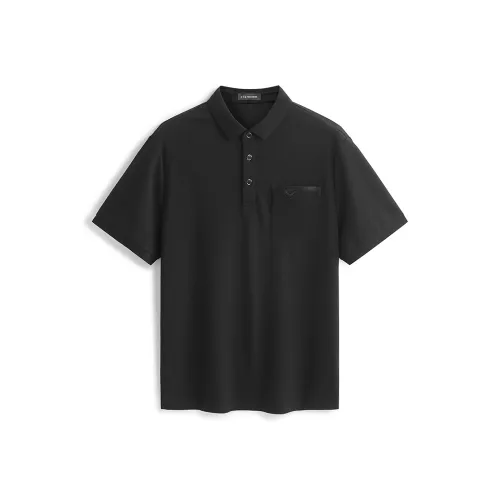 PEACEBIRD MEN Черный 1 Мужская Поло