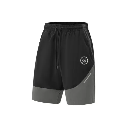 Лайнер Повседневные Шорты Мужские Черный Угольный Дым Серый