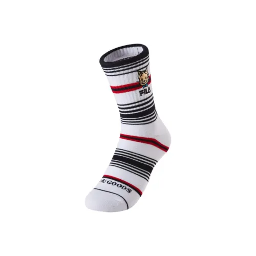 FILA KIDS x YUANTIANZHI LIANMINGKUAN Носки 1 упаковка стандартный белый для детей